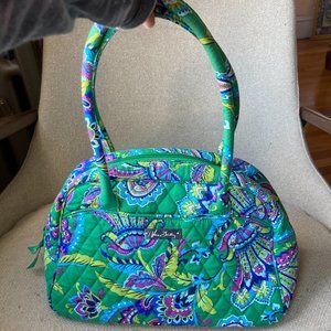 Vera Bradley Green Bowler Bag